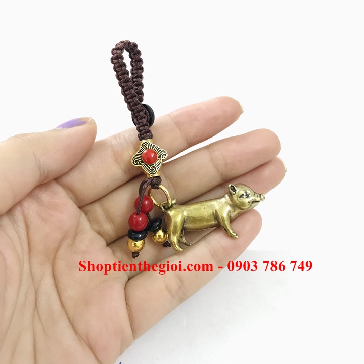 Móc Khóa Tượng Đồng Con Heo - SP005224 